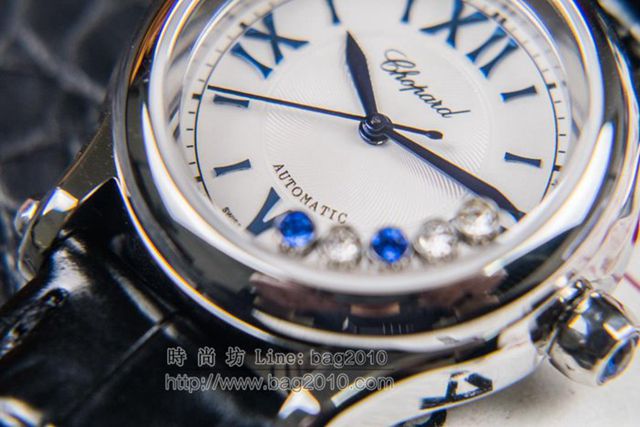 Chopard手錶 蕭邦Happy Sport腕表 五珠天然貝殼面 蕭邦自動機械女表 蕭邦高端女士腕表  hds1607